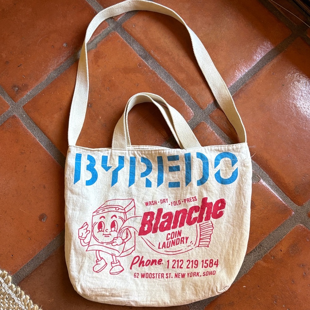 Byredo Natural Canvas Tote Blanche Coin Laundry